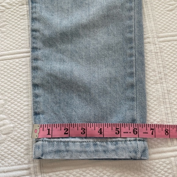 ABRAND Miami Taper Brandy High Waist Straight Leg Tapered Pleats Denim Jeans 24 - Picture 16 of 16